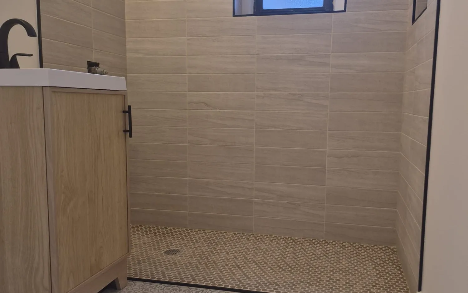 Premium plumbing fixtures in a Manhattan master bath
